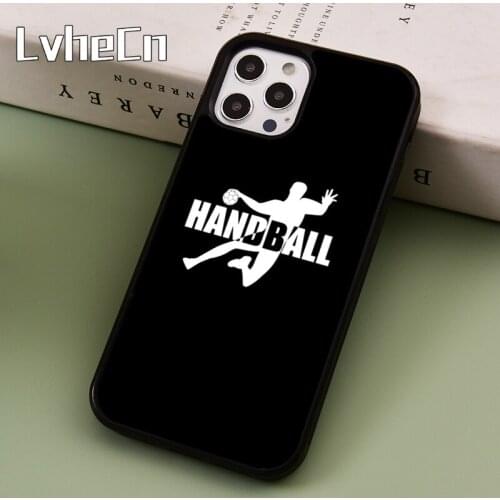 LvheCn Stylish playing handball Phone Case Cover For iPhone 5 SE 2020 6s 7 8 Plus 11 12 Pro X XR XS Max Samsung S8 S9 S10 coque