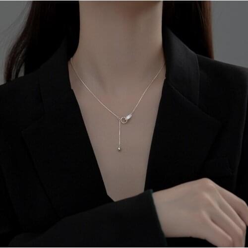 Silver Heart Necklaces 925 Sterling Silver Pendants Necklaces with Cubic Zirconia Fashion Style