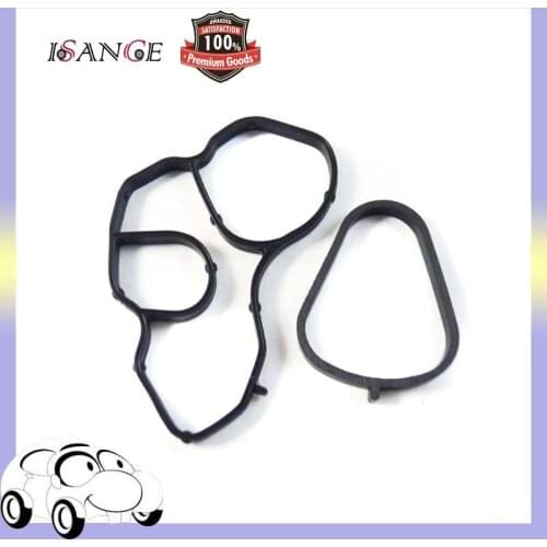 ISANCE Engine Oil Filter Case Gasket Seals For BMW N12 N14 N18 Mini Cooper Countryman Paceman R56 Clubman R55 Cabrio R57 Coupe