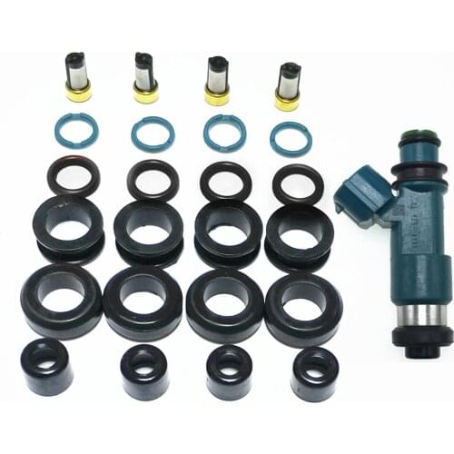 4sets Fuel Injector Repair Kits For Suzuki SX4 L4-2.0L Parts# 15710-65J00 4G2199 FJ1053 2007-2010 Replacement ( AY-RK114)