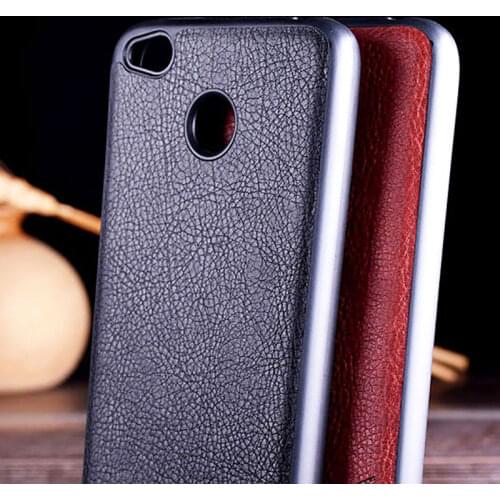 Case for xiaomi redmi 4x luxury Vintage Leather skin capa with soft tpu + pc phone cover for xiaomi redmi 4x case funda coque