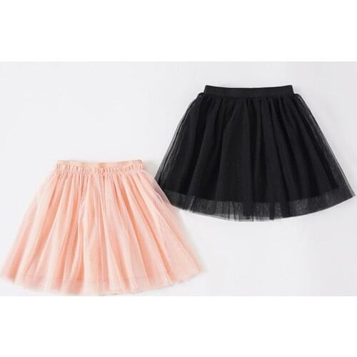 Girls' mesh short skirt, childrens clothing, summer new style, childrens western style tutu skirt, dancing elastic yarn skirt
