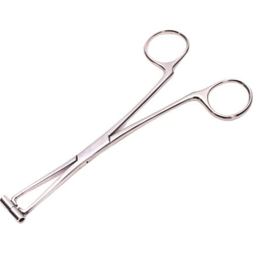 High Quality Stainless Steel 6 inches Septum Forceps Body Belly Navel Nose Lip Ear Piercing Clamp Tool