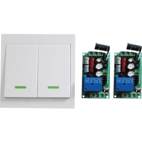 Wall Sticky Remote Control Switch AC 220V 10A Relay Contact NO COM NC Wireless Switch Smart Home Light Lamp LED Remote Retail