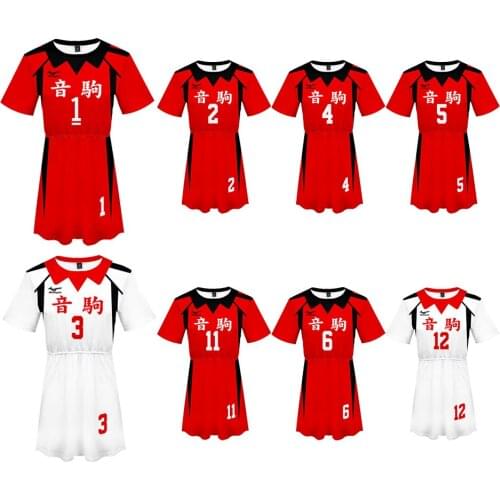 Japan Anime Haikyuu Cosplay Costume Nekoma High School Kozume Kenma Kuroo Tetsurou one-piece Women Dress Outfits