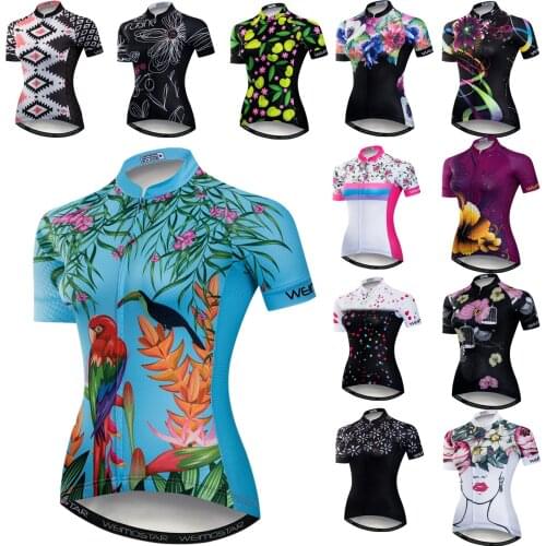 Womens Cycling Jersey Road MTB Bicycle Clothes Short Sleeve Bicycle Shirt Pro Team Cycling Clothing Maillot Ciclismo