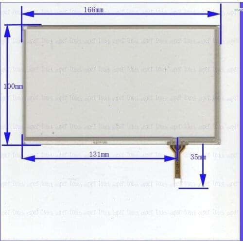 ZYS for HLD-TP-1285 touchglass 4lines resistance screen this is compatible Touchsensor 165*100MM