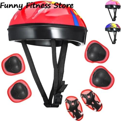 1Set Elbow Guard Scooter Children Kids Skating Cycling Protector Pads Bike Bicycle Knee Pads Elbow Guards Safety Helmet Football