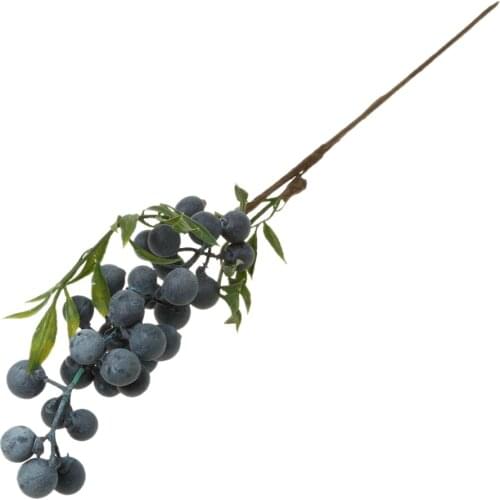 4 Piece Artificial Blueberry Fake Blue Berries Fruit Wedding Home Decor