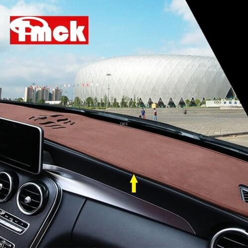 For Mercedes Benz C E GLC GLA CLA Class W205 W213 X253 X156 Car Dashboard Cover DashMat Shading Mat Shade Pad Carpet Accessories