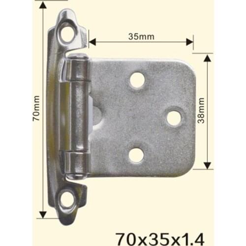 Freeshipping 70*35*1.4mm American Iron Metal Hinge Sewing Machine Folding Table Furniture Flip Tray Hinges Big Door Hinges