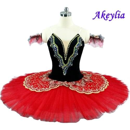 Pancake ballet tutu professional adults platter tutu Professional Ballet Tutu Esmeralda Costume Spanish Paquita Kitri For girls
