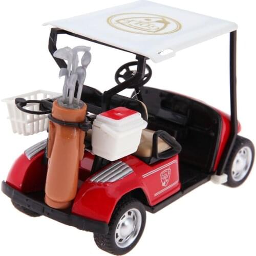 Baby Vehicle Toys 1:36 Scale Alloy Pull Back Model Car High Simulation Golf Cart Model Kids Toy Children Kids Collection Toy