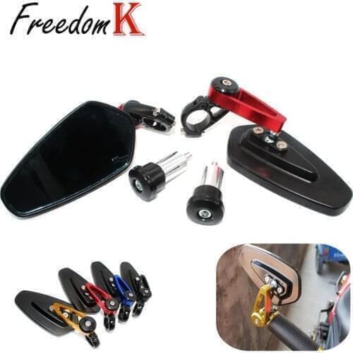For YAMAHA YZF-R1 YZF-R3 YZF R6 R25 R125 R3 R1 FZ1 FZ6 FZ8 XJ6 Motorcycle 22mm 7/8"Handle Bar Grips End Rearview Side Mirrors