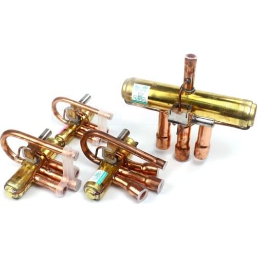 220vAir Conditioning Electromagnetic Four Way Reversing Valve With Coil Copper Air Conditioner Parts Hydraulic Valve Replacement
