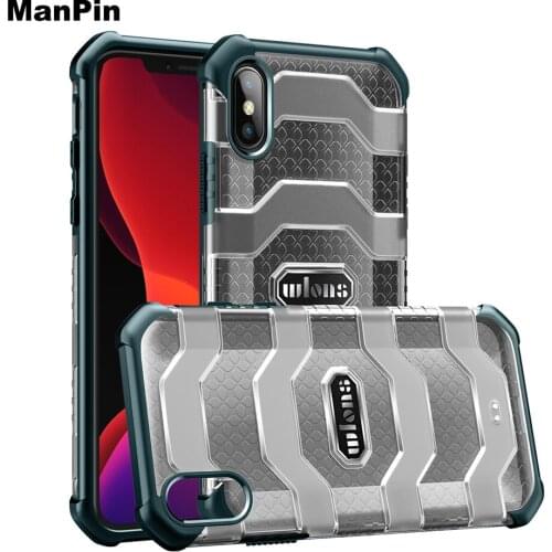 Mobile Phone Case For iPhone XS MAX XR X Screen Back Cover Outdoor Strong Drop Resistant Heavy Duty Protection TPU PC Shell