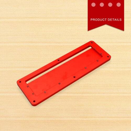 Aluminum Alloy Electric Circular Saw Flip Cover Plate Flip-Floor Table Special Embedded Cover Plate Adjustable Insert Plate