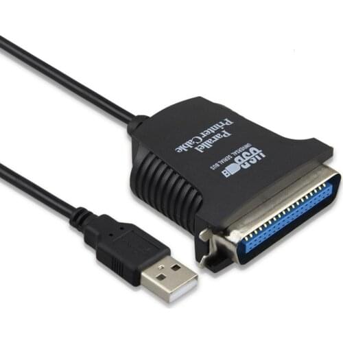 Besegad USB to IEEE1284 CN36 Parallel Printer Cable for Computer PC Lead Laptop Adapter Inkjet Laser Printer Home School