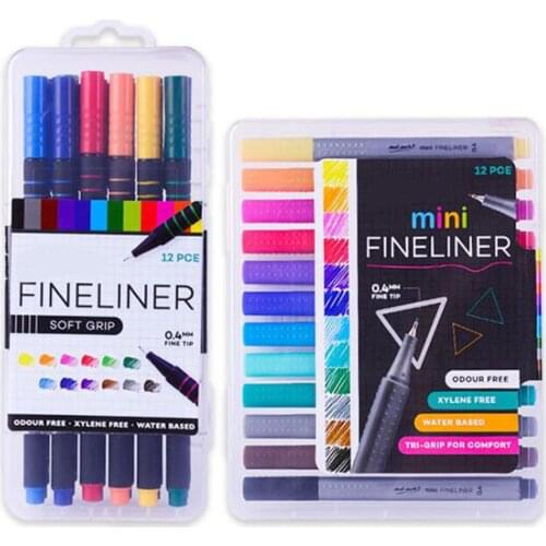 Single Tip Extra Point 0.4 mm Art Marker Pen With case For Adult Coloring Books Kid Doodling Scrapbook Drawing Painting Writing