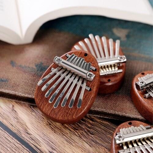 Newest 8 Key Thumb Piano Exquisite Fine Workmanship Musical Instrument Kalimba Finger Thumb Piano for Kids Adults Beginners