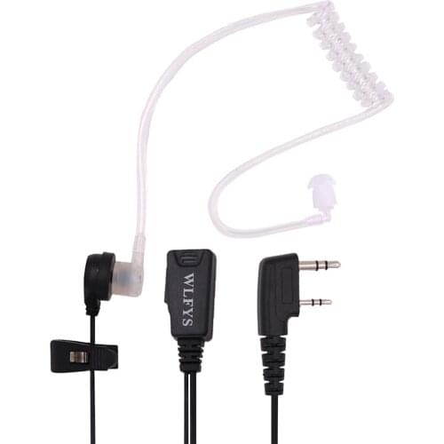 Earpiece Walkie Talkie Headset For Kenwood For Baofeng For Linton For Wouxun 2 pin Radio