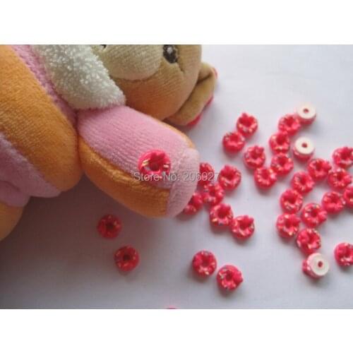RC132-1 30pcs Cute Donut Shape Nail Resin Decoration Outlooking