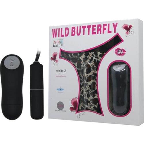 Pretty love 20 function silicone bullet vibrator waterproofwireless remote control wild butterfly underwear sex toys