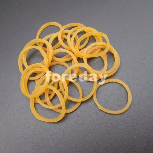 30PCS 1.5MMX19MM Silicone Rubber Drive belt Pulley Model Motor DIY Toys 1.5MM X 19MM Inner diameter: 15MM Yellow DIY *FD031X30