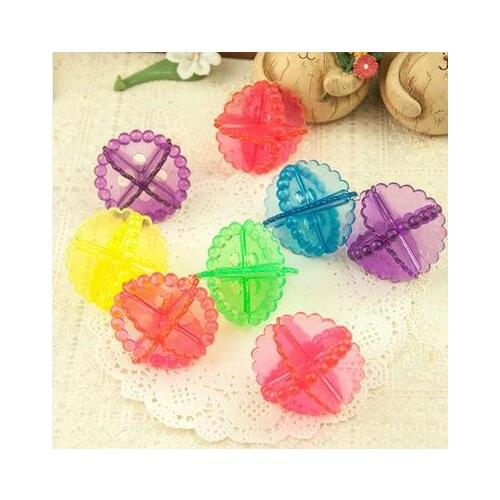 20pcs/lot Magic Washing Ball strong Decontamination Clean Crystal Clean Laundry Ball Washing Machine Ball Free Shipping