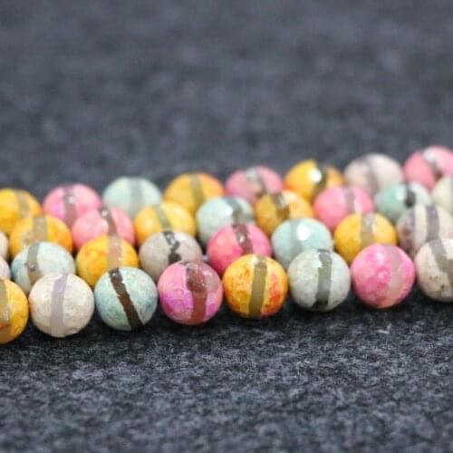 10mm 38pcs/lot, TOP Quality ! Yellow Handmade Loose Spacer Round Stone Beads Bracelet DIY Jewelry Making