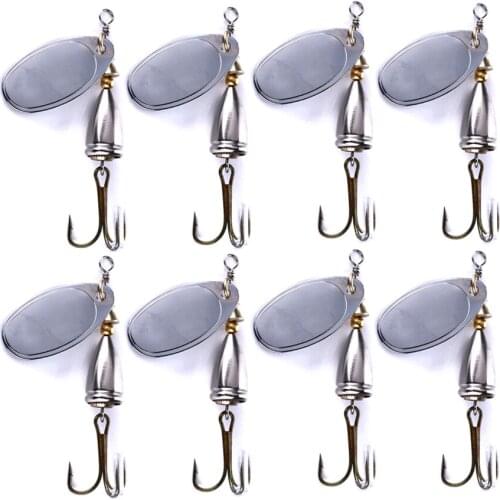 10pcs Fishing Lures Sequin Spoon 6.5cm 8.5g Wobbler Fishing Lures Spinner Fishing Baits Tackles Fishing Tackle Accessories