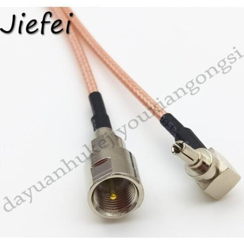 20-100pcs RF Connector FME Plug to CRC9 Cable F Female to CRC9 /TS9 Rightangle RG316 Pigtail Cable 15cm 20cm 30cm 50cm