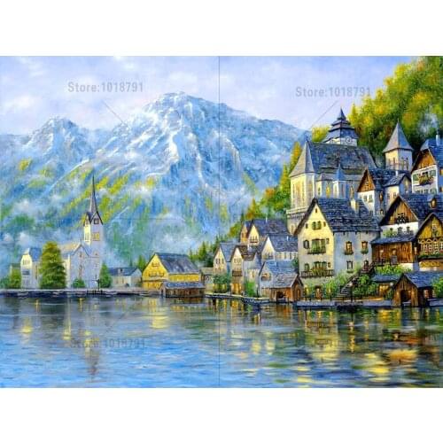 5d Diy Diamond Painting Landscape Sea Cross Stitch Rhinestones Diamond mosaic Diamond embroidery home decor Needlework