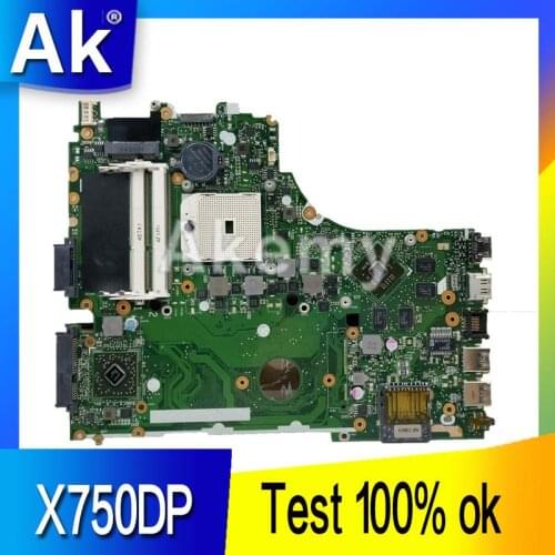 AK K550D X750DP Laptop motherboard For Asus X750DP X550DP K550DP K550D X550D K550 X550 Test original mainboard