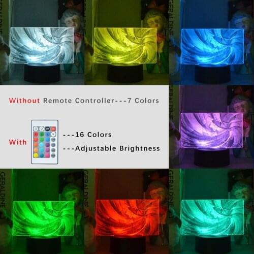 Anime 3D Lamp Hatake Kakashi Nightlight for Child Bedroom Decor Cool Birthday Gift Colorful Led Night Light Team