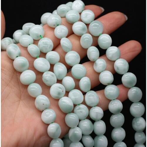Natural Stone Bead Irregular Green Angel Loose Beads 10-12 MM For DIY Jewelry Making Necklace Bracelet Earrings Accessory