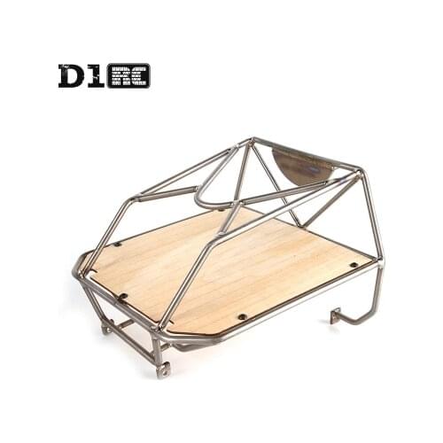 D1RC Original High Quality Metal Bucket Roll Cage back cage For Axial AX80046 SCX10 AX90022 Crawler RC