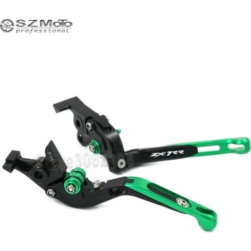 For KAWASAKI ZX7RR ZX-7RR ZX 7RR 1989-2003 2002 Motorcycle Folding Extendable Adjustable Brakes Clutch Levers Motor Parts