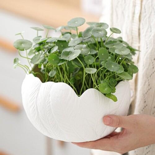 European Ceramic Creative White Vase Dried Flower Flower Arrangement Accessories Countertop Vase Modern Living Room Decoration