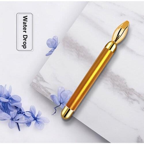 Drip Shaped Vibration Beauty Bar Remove Dark Circle Skin Tightening Wrinkle Bar Facial Roller Massager Anti Aging Skin Care Tool