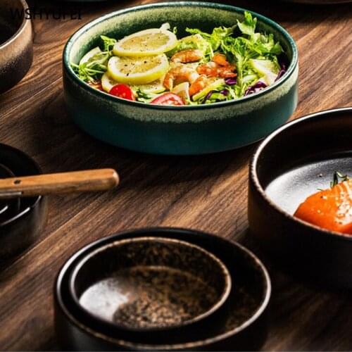 Ceramic Fruit Plate Saucer Tea Plate Dessert Dinner Plate Cutlery Set Soup Bowl Soup Plate Snack Dish Salad Bowl Kitchen Tool