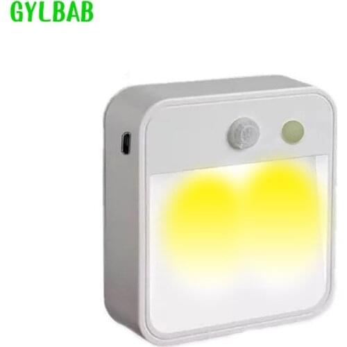 Led night light mini light with pir motion sensor control battery under cabinet light battery sensor night light battery powered