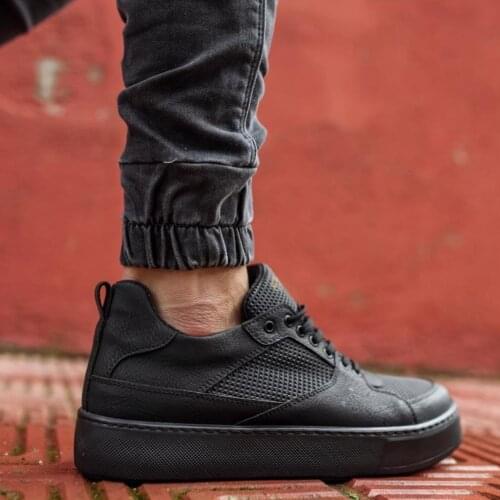 Knack Daily Shoes 035 Black (Black Base) Men 'S Shoes Seasonal Shoes Casual Tooling Shoes Style Shoes Sneaker