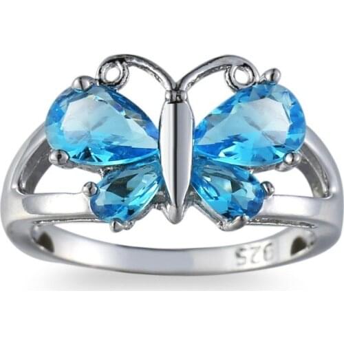 Princess Style Square Cubic Zirconia Silver Color Ring Sets Jewelry Engagement Wedding Party with Austrian Crystal KC-JZ097