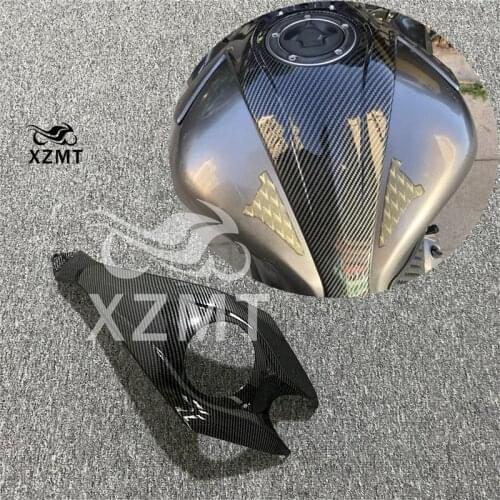Carbon Fiber Painted Fairing Tank Cover Guard Trim Cowl Panel Fit For kawasaki Ninja Z1000 2014-2019