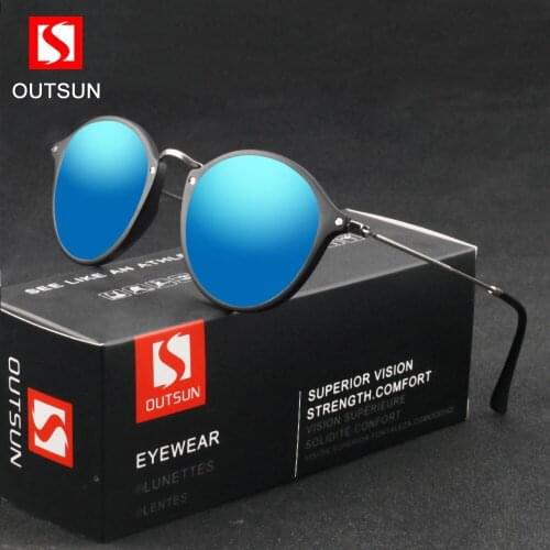 OUTSUN 2020 Classic Elegant Series Women Polarized Sunglasses Retro Round Design Women Glasses Vintage Female Eyewear Zonnebril