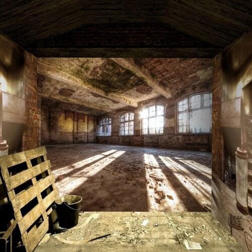 Custom 3d mural 3D chamber secrets escape the horror elements mural theme hotel room KTV movie theater PVC wallpaper mural