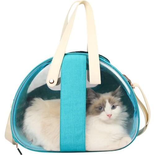 Transparent Pet Cat Carrier Backpack Breathable Dog Cat Travel Outdoor Shoulder Bag For Small Dogs Cats Packaging Carrying