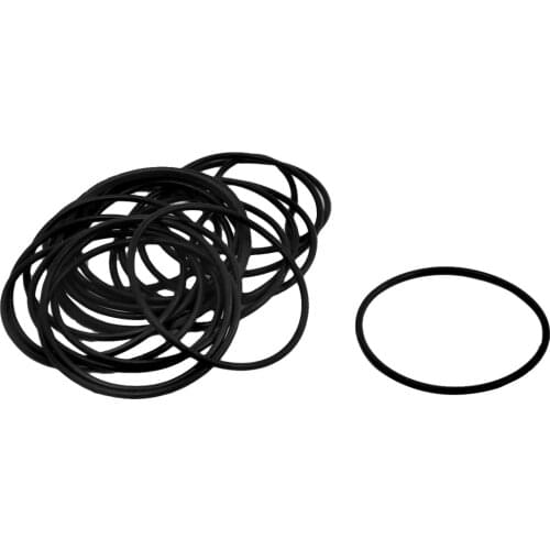 Uxcell 20 Pcs/lot 24mm 27mm 28mm 30mm ID 1mm Thickness Industrial Rubber O Rings Seals OD 26mm 29mm 30mm 32mm