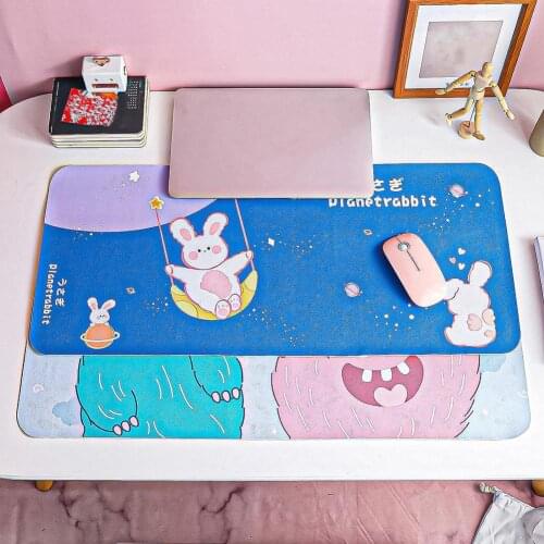 Cute Cartoon Mice Pad Ergonomic Waterproof Computer Mouse Pad Laptop Cushion Multifunction Writing Pad Anti-slip Mousepad